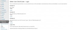 Better User Shortcodes screenshot 2