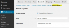 Bitcoin Payments for WP WooCommerce screenshot 1