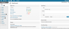 Blue Admin Bar screenshot 1