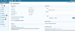 Blue Admin Bar screenshot 3