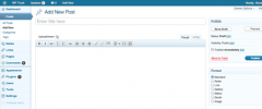 Blue Admin Bar screenshot 4