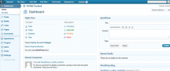 Blue Admin Bar screenshot 8