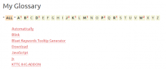 Keywords ToolTip Generator screenshot 2