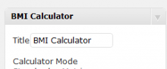 BMI Calculator Widget screenshot 3