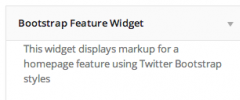 Bootstrap Feature Widgets screenshot 2