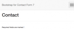 Bootstrap for Contact Form 7 screenshot 3