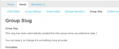 BP Edit Group Slug screenshot 2