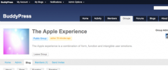 BuddyPress Groupblog screenshot 1
