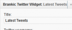 Brankic Twitter Widget screenshot 1