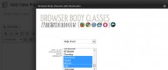 Browser Body Classes with Shortcodes screenshot 2
