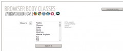 Browser Body Classes with Shortcodes screenshot 4