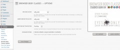 Browser Body Classes with Shortcodes screenshot 7