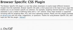 Browser Specific CSS screenshot 1