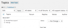 Buddy-bbPress Support Topic screenshot 2