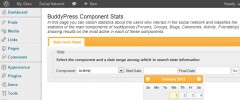 Buddypress Component Stats screenshot 1