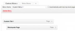 BuddyPress Custom Profile Menu screenshot 1