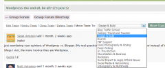 Buddypress Forum Topic Mover screenshot 1