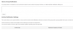 BuddyPress Group Activity Notifications screenshot 1