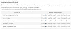 BuddyPress Group Activity Notifications screenshot 2