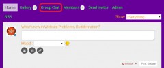 Buddypress Group Chat screenshot 4