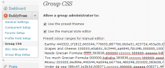Buddypress Group CSS screenshot 1