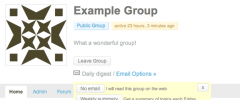 BuddyPress Group Email Subscription screenshot 2