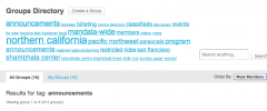 BuddyPress Group Tags screenshot 1