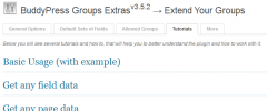 BuddyPress Groups Extras screenshot 6