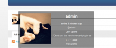 BuddyPress Hovercards screenshot 1