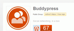 BuddyPress Klout screenshot 2