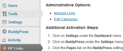 BuddyPress Links screenshot 14