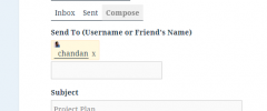BuddyPress Message Attachment screenshot 1
