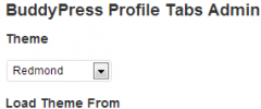 BuddyPress Profile Tabs screenshot 2
