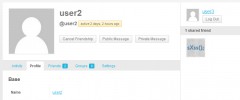 sxss Buddypress Shared Friends screenshot 2