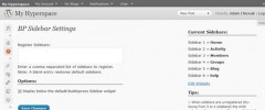 Buddypress Sidebar screenshot 1