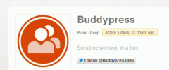BuddyPress Twitter screenshot 2