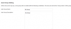 Buddypress User Registration Auto Group screenshot 1