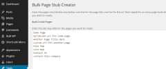 Bulk Page Stub Creator screenshot 1