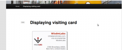 Business Card by WisdmLabs screenshot 3