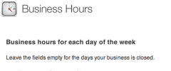Business Hours Plugin screenshot 1