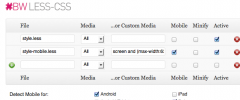 #BW LESS-CSS screenshot 1