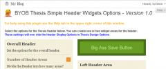 BYOB Thesis Simple Header Widgets screenshot 1