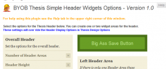 BYOB Thesis Simple Header Widgets screenshot 3