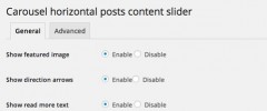 Carousel Horizontal Posts Content Slider screenshot 1