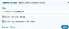 CatholicJukebox Radio listings screenshot 1