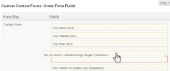 CCF Option Sort for Custom Contact Forms screenshot 1