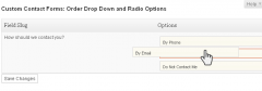 CCF Option Sort for Custom Contact Forms screenshot 2