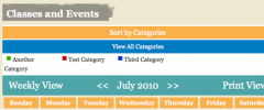 CGM Event Calendar screenshot 2
