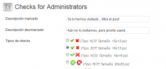 Checks for Administrators screenshot 2