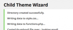 Child Theme Wizard screenshot 2